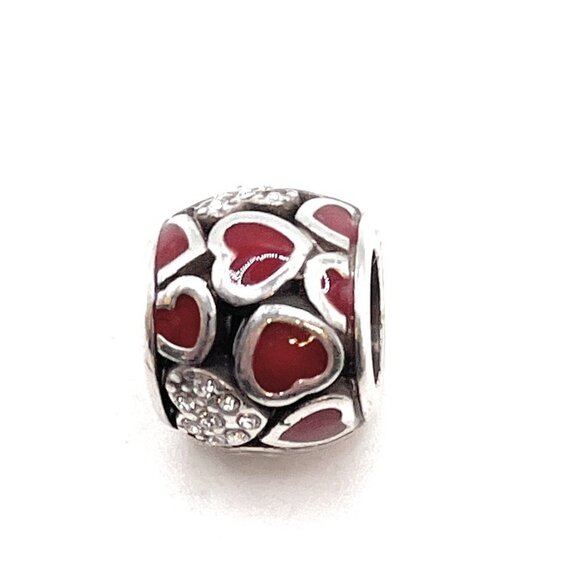 Brighton Red Hearts Spacer Charm 9733 - Picture 1 of 1